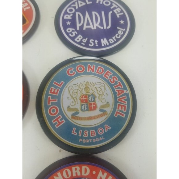 Coasters From Exciting Destinations Across Europe Laughing Elephant 6 Ct Set - Picture 3 of 9